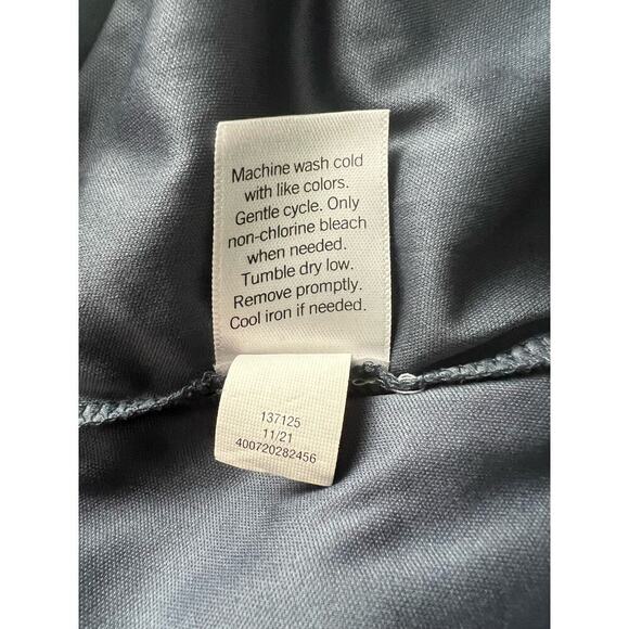 Nine West Woman's Gray Lined Ruffle Blouson Mini Dress- Size M - Picture 6 of 12